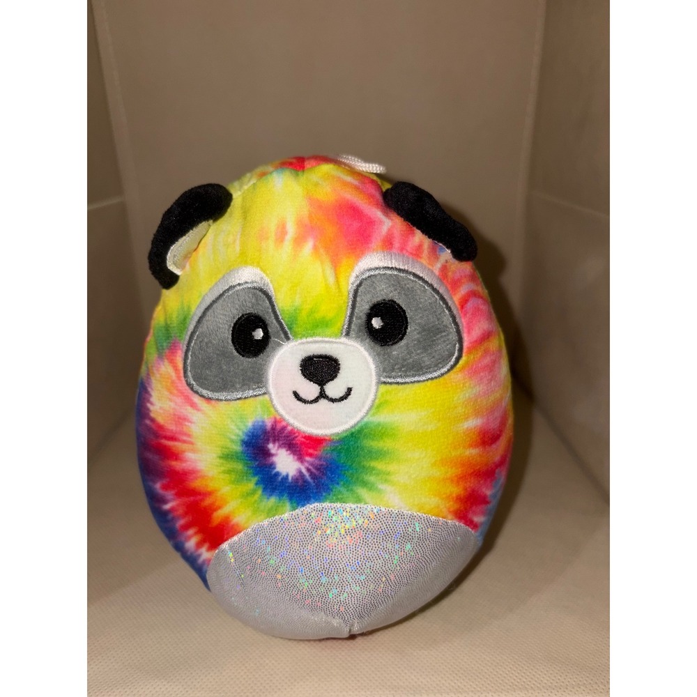 Rainbow Kids Peek-A-Boo Tie Dye Panda Plush Stuffed Animal Toy